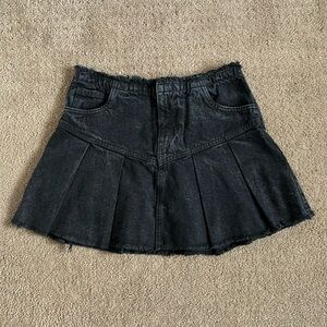 Cotton On black jean skirt